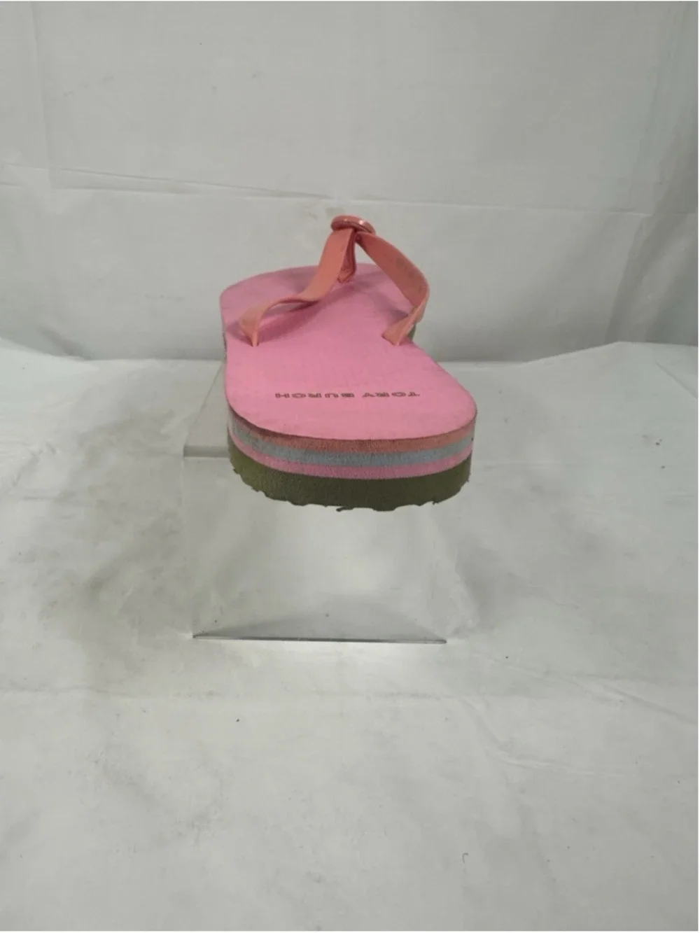 Tory Burch Mini Minnie Flip-Flop Beach Sandals pink Women’s Size 8 US new